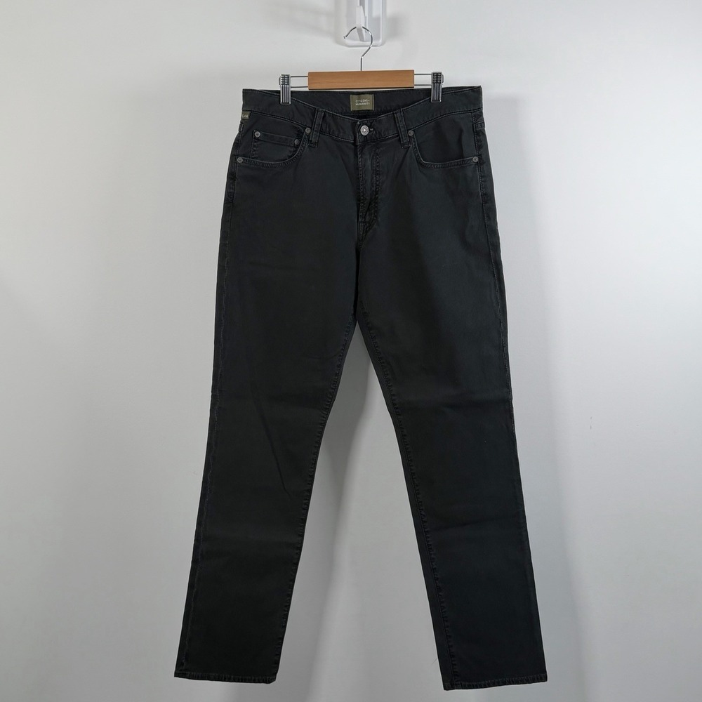 Citizen of Humanity Gage Pants Mens 32x32 Black Straight Fit Stretch Casual USA